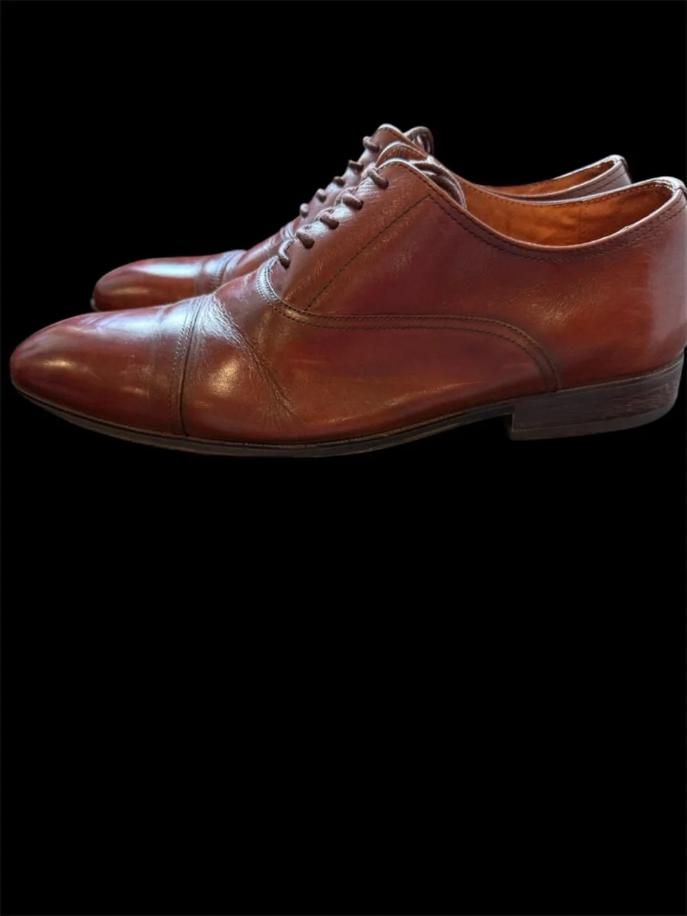Florsheim Chestnut Brown Cap-Toe Oxford Dress Shoes‎